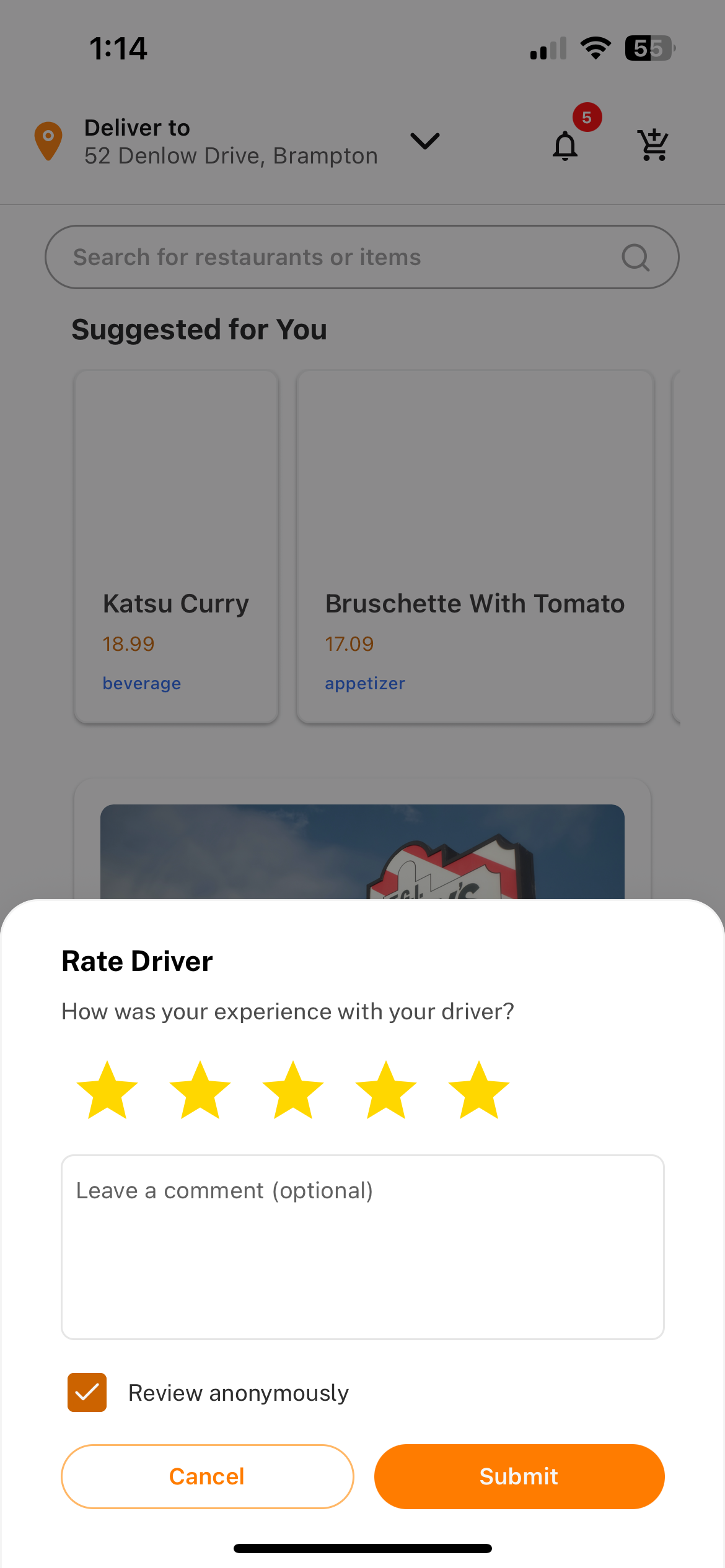 Rate & Review Experience